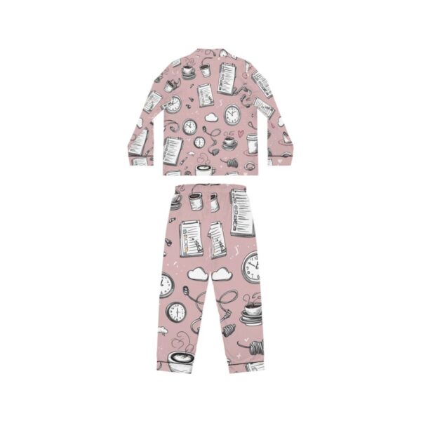 Satin Pajamas with Executive Dysfunction Pattern - Image 3