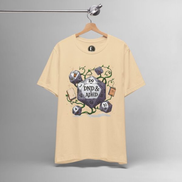 DND & ADHD – Funny Nerd, ADHD Gamer Tee - Image 3
