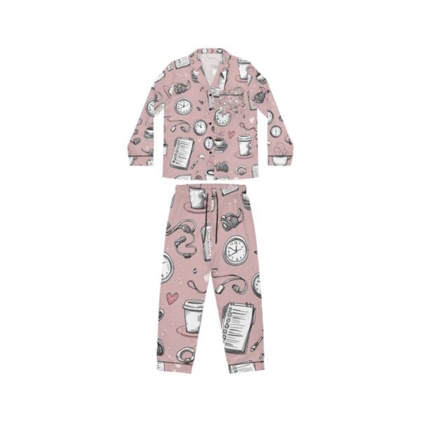 Satin Pajamas with Executive Dysfunction Pattern - Image 2