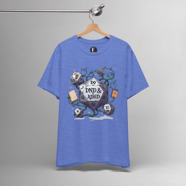 DND & ADHD – Funny Nerd, ADHD Gamer Tee - Image 5
