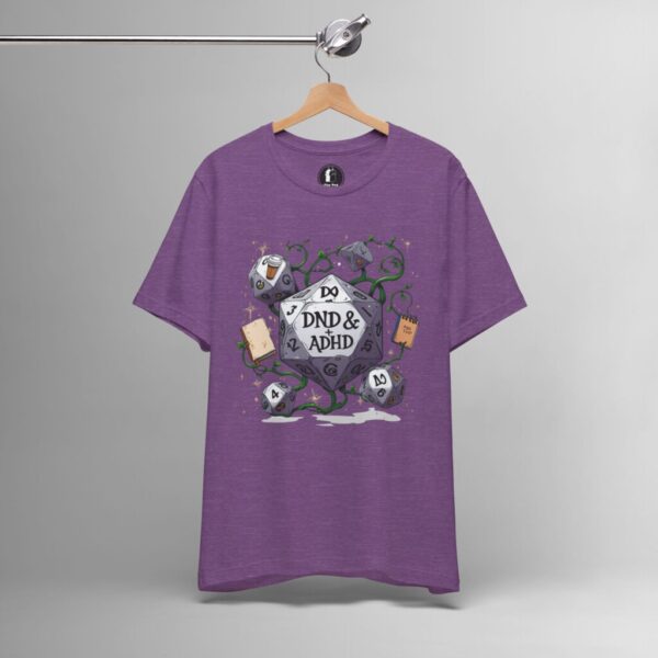DND & ADHD – Funny Nerd, ADHD Gamer Tee - Image 6