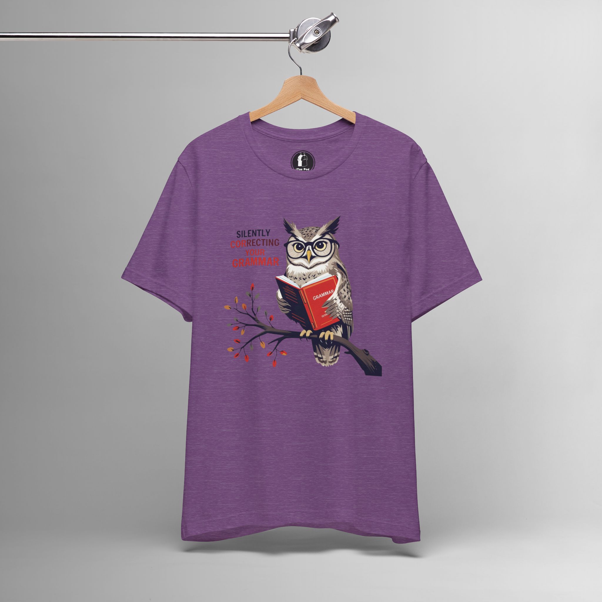 Silently Correcting Your Grammar – Funny Nerdy, Grammar Police Tee - Image 6