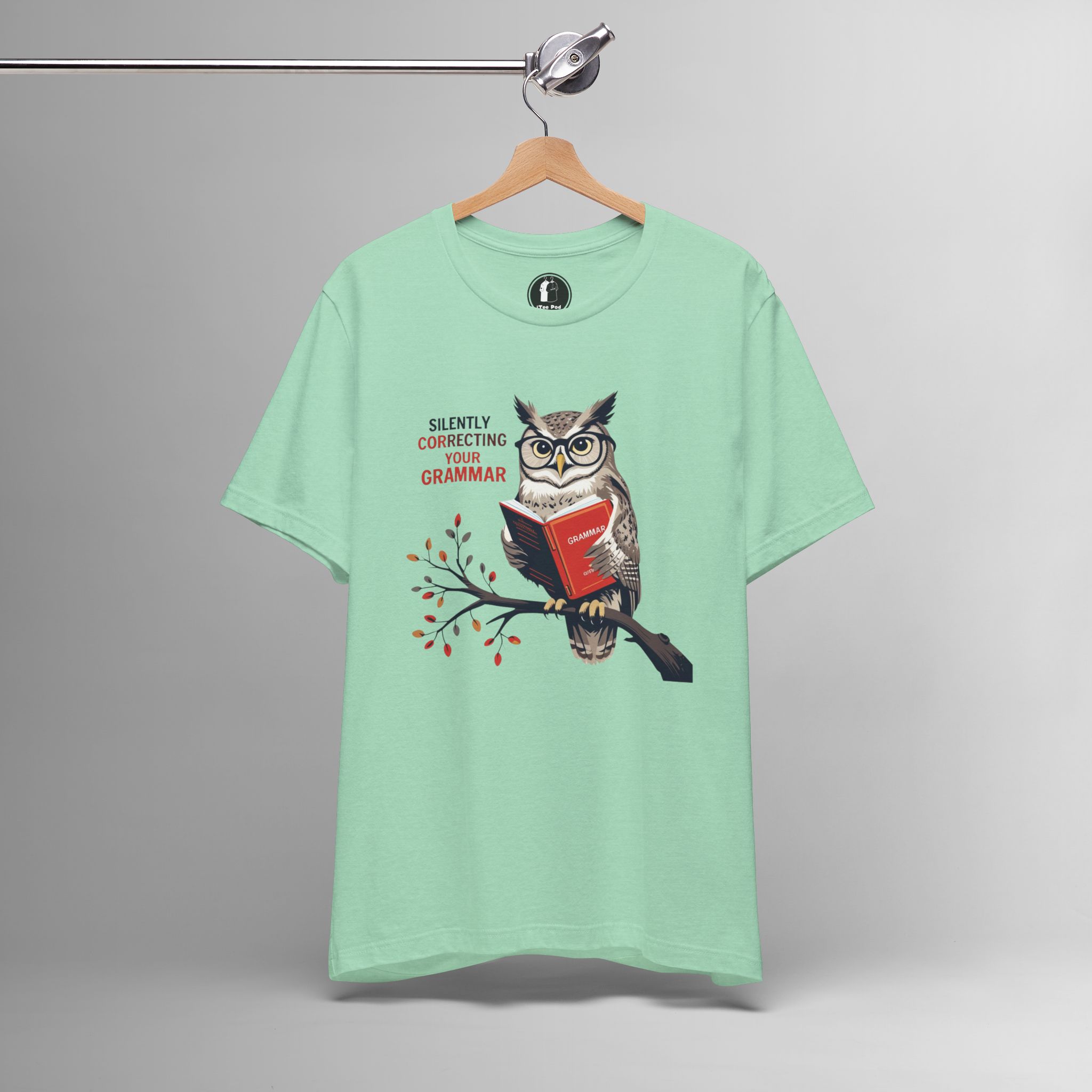 Silently Correcting Your Grammar – Funny Nerdy, Grammar Police Tee - Image 4