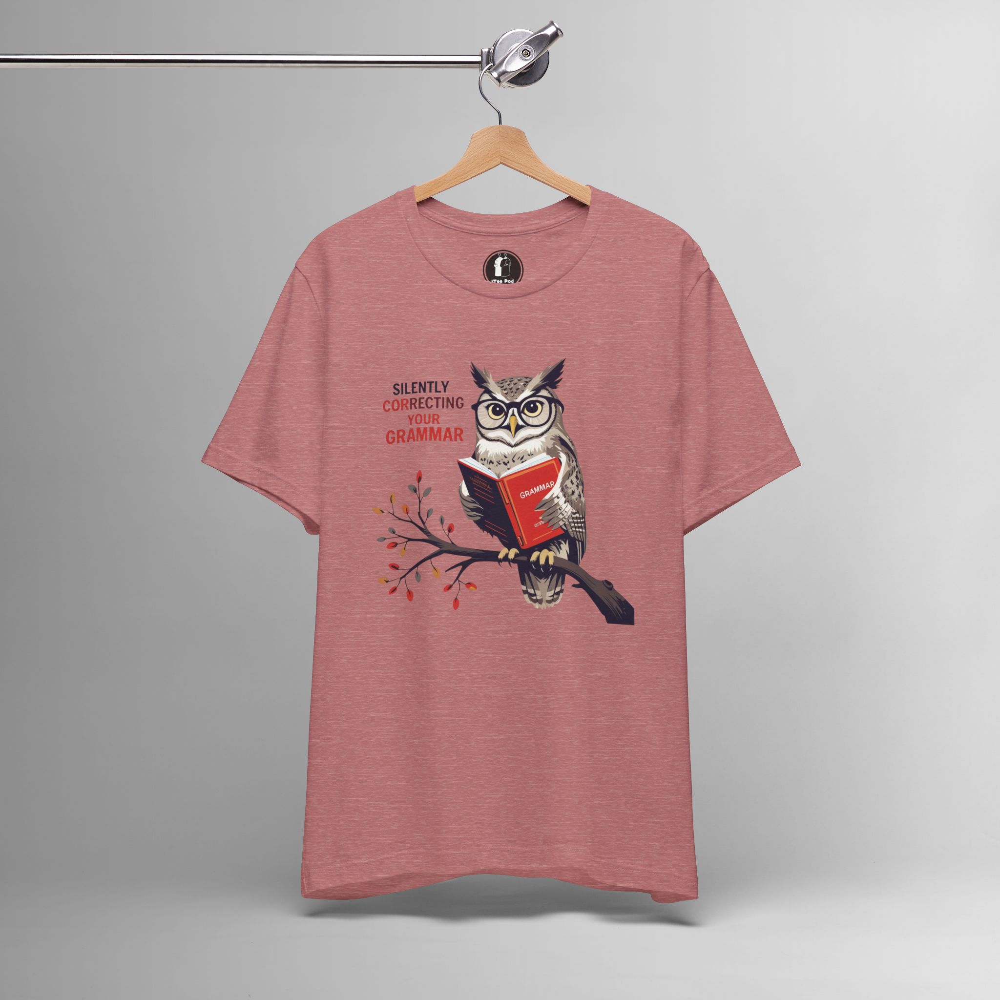 Silently Correcting Your Grammar – Funny Nerdy, Grammar Police Tee - Image 2