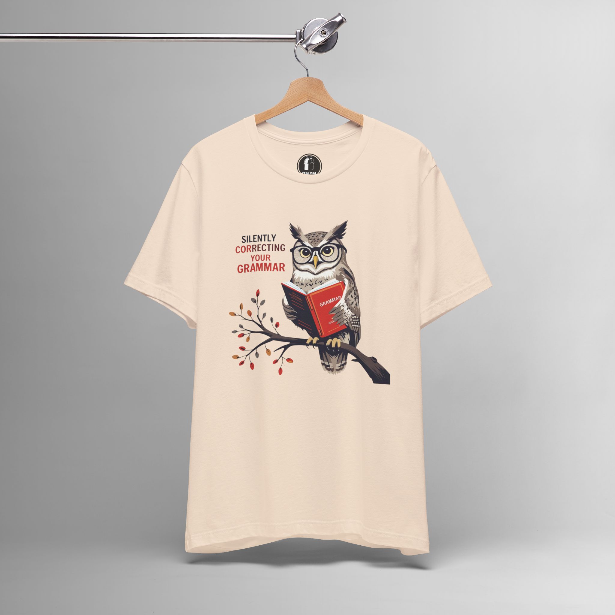 Silently Correcting Your Grammar – Funny Nerdy, Grammar Police Tee - Image 3